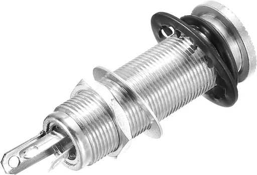 Elektrinės gitaros ir bosų lizdas 6.35 mm stereo mono