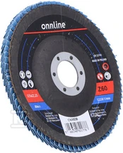 Onnline LAMELINIS DISKAS PLIENAS/INOX 125X22 GR.60