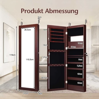 Promotions Juvelyrikos spinta, 37x9x119.5 cm, Ruda