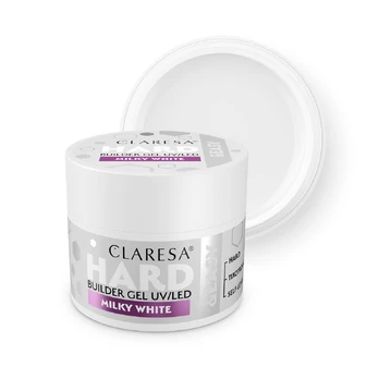 Statybinis gelis CLARESA HARD&EASY MILKY WHITE, 45 g