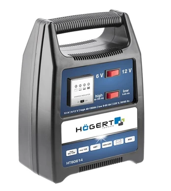Akumuliatoriaus įkrovėjas 6V/12V Max.12A / HOEGERT HT8G614