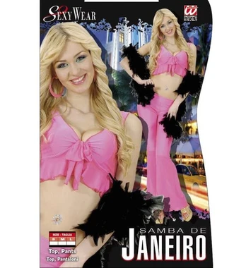"SAMBA DE JANEIRO" elastanas (neoninės rožinės spalvos kelnės ir kelnės)