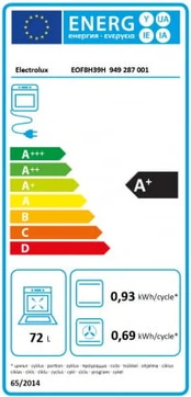 Kategorija Electrolux EOF8H39H