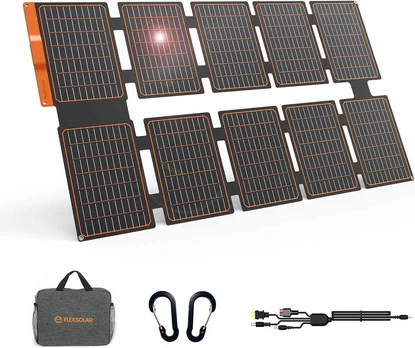 FlexSolar sulankstomas monokristalinis saulės panelis 100 W MC4 jungtis ETFE S100