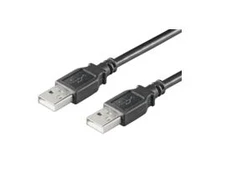 Kabelis MicroConnect USBAA01B USB, USB, 0.1 m, juoda