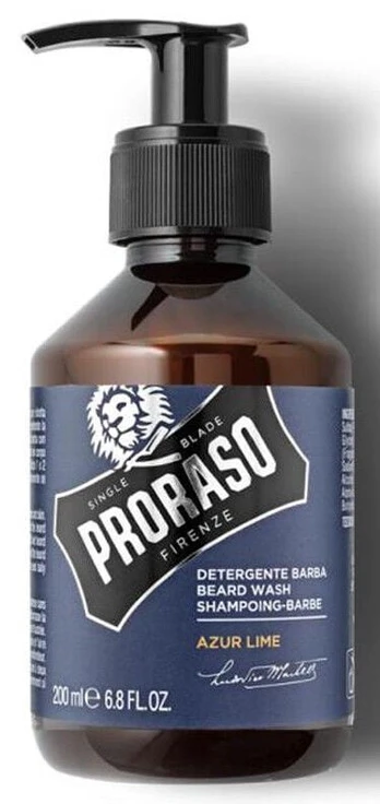 Azur Lime Beard Wash Barzdos šampūnas, 200 ml