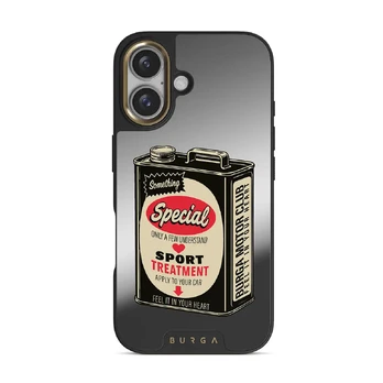 Fuel - iPhone 16 Case, Elite Mirror Dark (MagSafe) / Gold