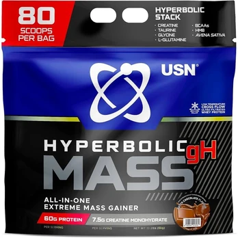 USN Hyperbolic Mass gH 6000 g. - Strawberry cheesecake skonis