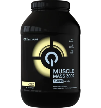 QNT 3000 Muscle Mass Gainer, Vanilla, 1300 g