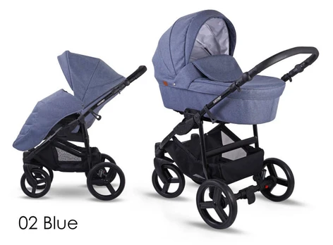 Vaikiškas universalus vežimėlis Lonex SOFT 2in1, blue
