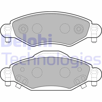 DELPHI LP1840 Brake pad set
