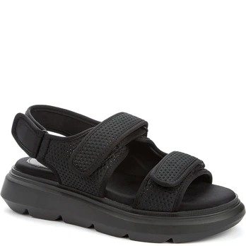 Basutės moterims, Juoda, SANDALS