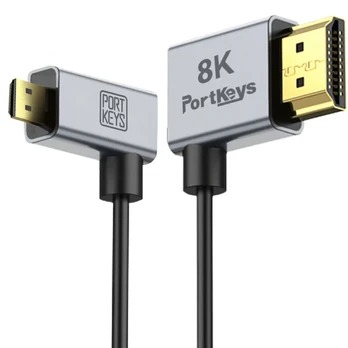 PortKeys 8K HDMI cable A to Micro HDMI D Combo Pack (1m + 0,3m) PK-8KHDMI-ATOD-COMBO