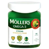MOLLERS STRONG VITAMIN D3, 60 kaps. kaina