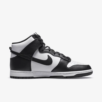 Nike Dunk High Retro Black White - Dydis 44 (DD1399-105 Laisvalaikio batai)