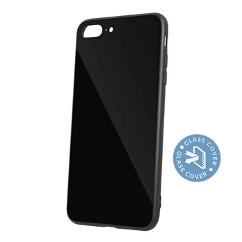 Nugarėlės dėklai iLike Apple iPhone X / iPhone XS Glass case Black