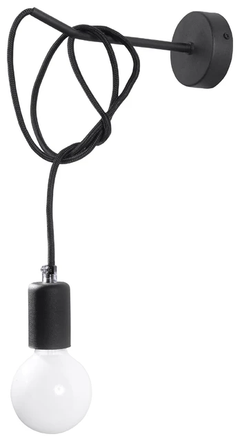 Šviestuvas sieninis Sollux Edison Uno, 60 W, E27