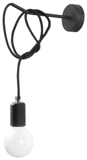 Šviestuvas sieninis Sollux Edison Uno, 60 W, E27 kaina