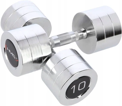 Chromuoti hanteliai 2x10 kg HMS CHD10