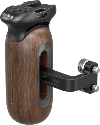 SmallRig 5237 Wooden Side Handle with 1/4"-20 Screw