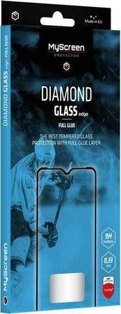 MyScreen DIAMOND GLASS edge Full Glue Juodas Oppo A54