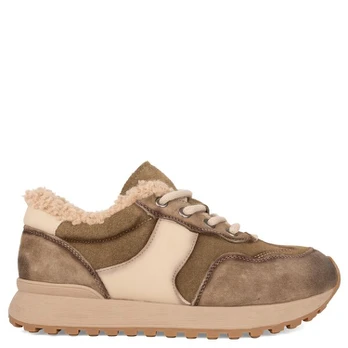 GRUNER SCHUHE Laisvalaikio bateliai moterims, Chaki, Warm sneakers