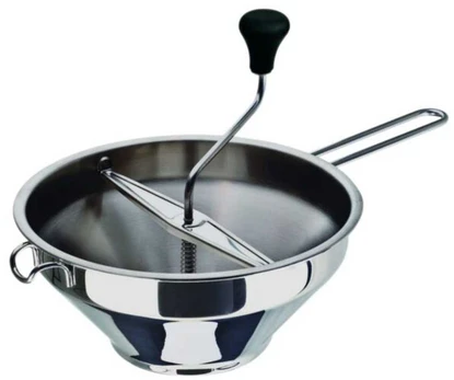 Vegetable strainer, diameter 24 cm, with 3 sieves