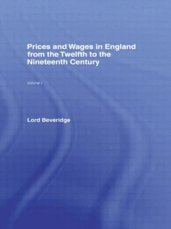 Prices and Wages in England