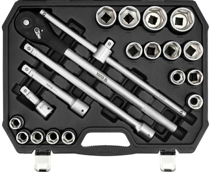 YATO KLUCZE NASADOWE 21 vnt. 3/4" 13351
