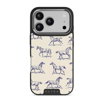 Derby Race - iPhone 17 Pro Case, Elite Dark (MagSafe) / Silver