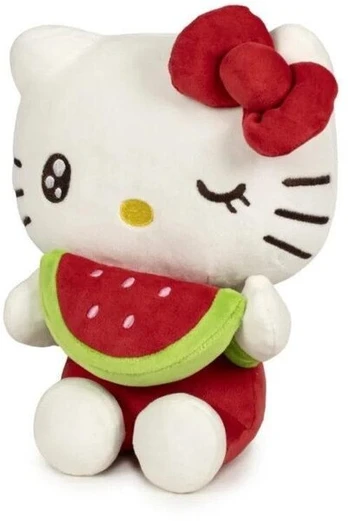 Minkštas pliušinis žaislas Hello Kitty Arbūzas 32 cm
