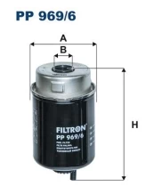 Kuro filtras FILTRON PP 969/6 kaina