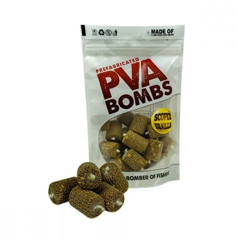 Paruoštos PVA kojinės Carp Expert PVA Bombs - Scopex Vanilla