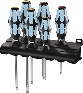 Wera 3334/6 Rack | Schraubendrehersatz, Nerūdijantis plienas