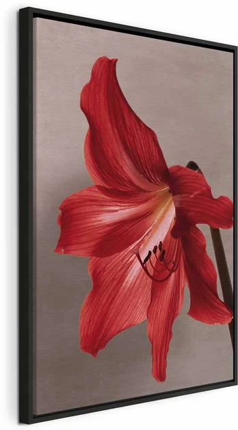 Artgeist Paveikslas - Raudona Flower (1 Part) Vertical