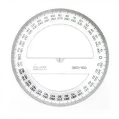 Matlankis 360/12cm, skaidrus