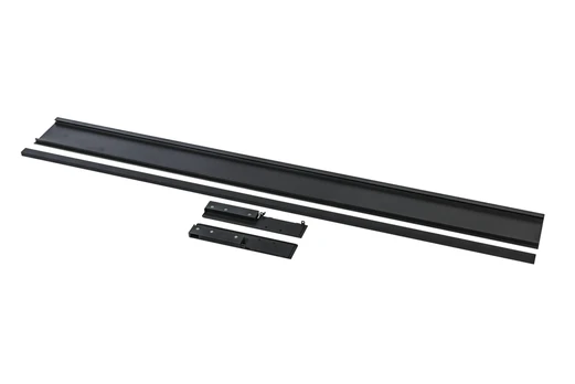 GTV AXIS PRO set for internal drawer (C), panel+rail+connectors, panel H=110 mm, juodas (C)