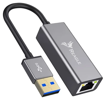 Adapteris Reagle USB-Ethernet Gigabit LAN 1000Mb