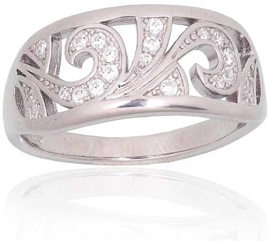 Sidabrinis žiedas Diamond Sky "Andorra"