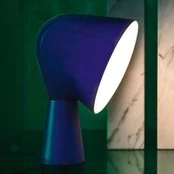 "Foscarini Binic" dizaino stalinė lempa, mėlyna