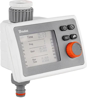 Elektroninis laistymo laikmatis Bradas Baltas LINE, 28 l/min