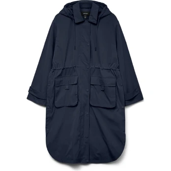 Lietpaltis moterims, Mėlyna, Cherrie long parka