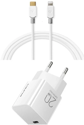 Mercodan Opladers?t 20W, m. Lightning USB kabelis, 2,0m, MFi