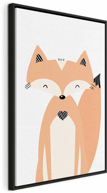 Artgeist Paveikslas - Happy Fox (1 Part) Vertical