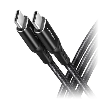 Kabelis Axagon USB Type-C, USB Type-C, 1 m, juoda
