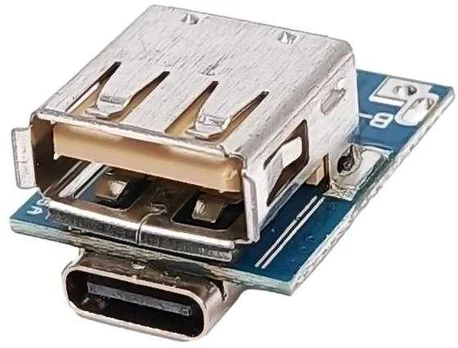 2xUSB 5V elementų įkrovimo ir apsaugos modulis - maitinimo bankui, Li-Po, Li-Ion