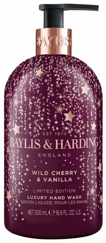 Skystas muilas Baylis & Harding Wild Cherry & Vanilla, 500 ml