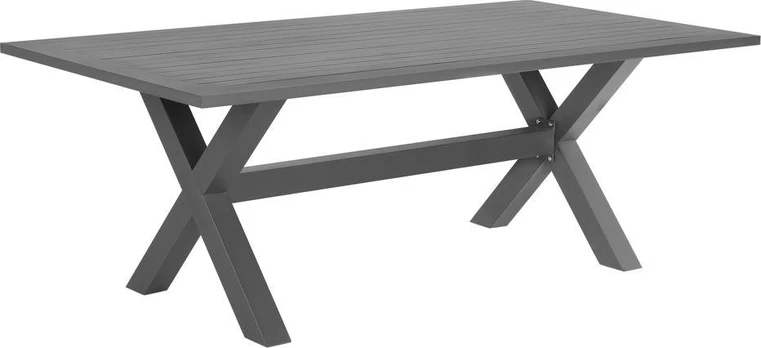 Beliani Stół sodo Cascais 200x105cm pilkas