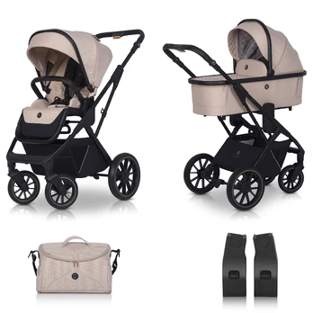 Universalus 2in1 vežimėlis Cavoe Axo Shine, Flamingo