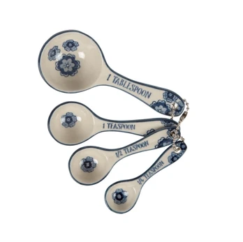 Blue Willow Floral Measuring Spoons
